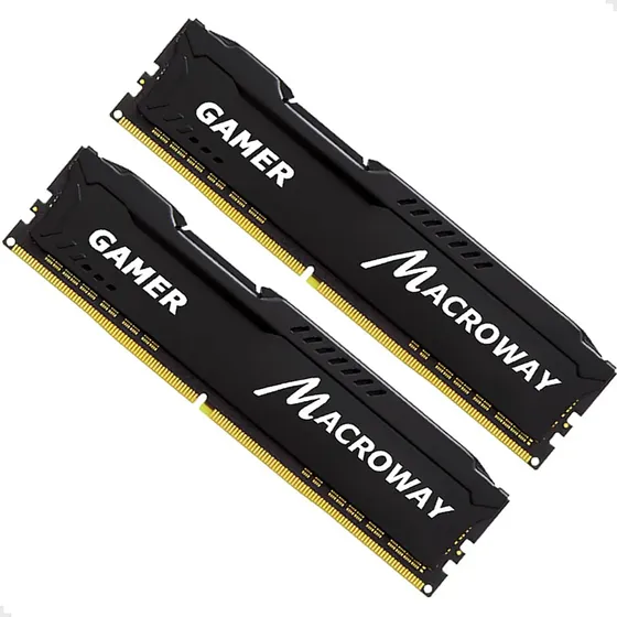 Memória Ddr4 32gb Gamer (2x16g) 3200mhz Cl22 288pin Macroway