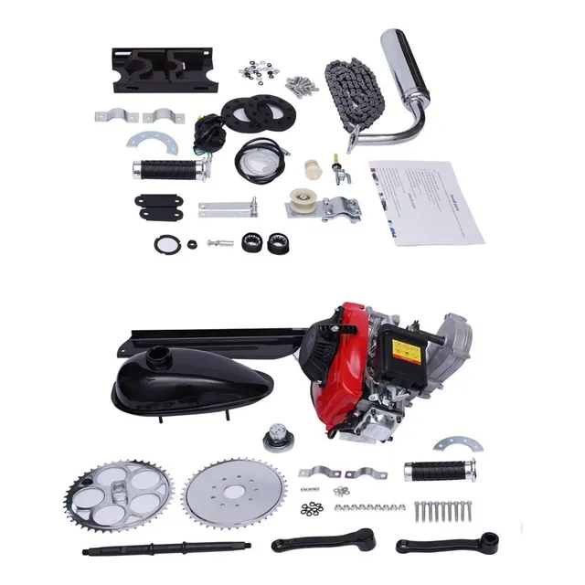 Kit Motor Bicicleta Motorizada Gasolina 4 Tiempo 49 Cc V