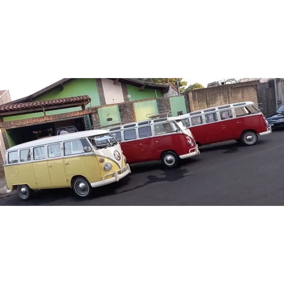 Kombi Antiga Vw Van  Mod. Samba E Teto Solar - Por Encomenda
