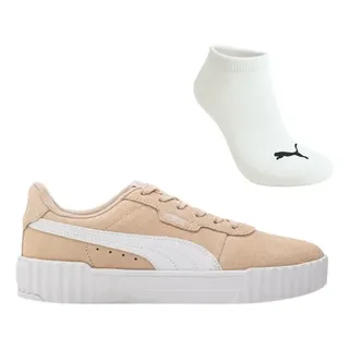 Puma Kit Tênis Masculino Puma Court Classic Clean Original E Meia