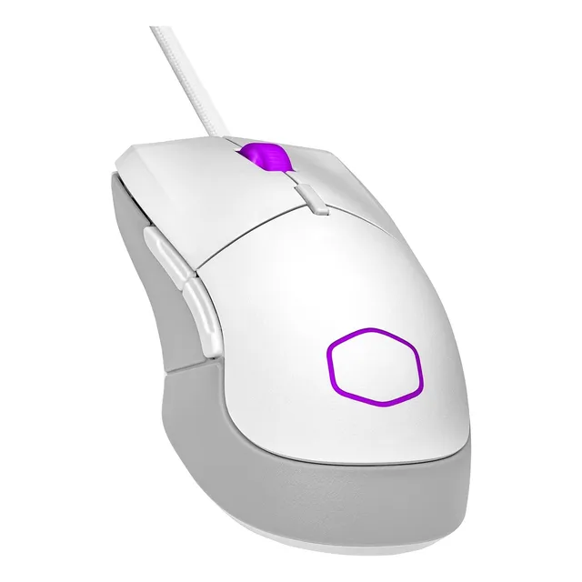 Ratón Para Juegos Cooler Master Mm310 Wire Blanco, Ajustable
