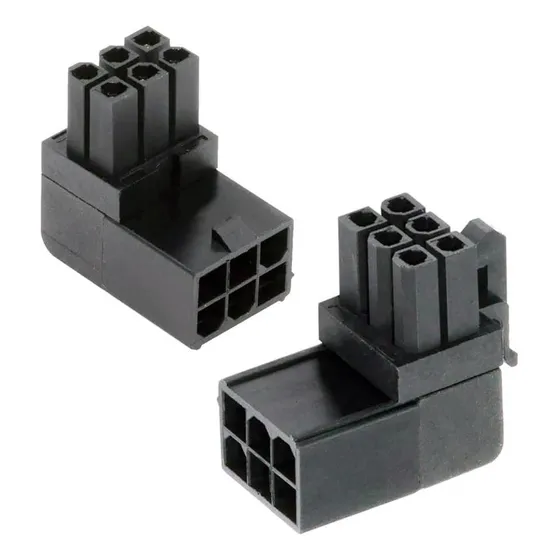 Xiwai 90 Grados Atx Atx 6pin Male A Femenino Adaptador De De