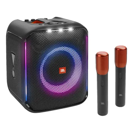 Jbl - Caixa De Som Partybox Encore 2 Microfones - Preta Preto 127/220v