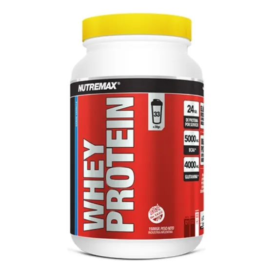 Proteina Nutremax Whey Protein 1kg . Premium Sabor Chocolate
