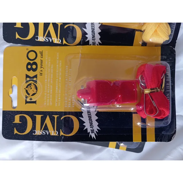 Pito Cmg Fox 80. Color Rojo