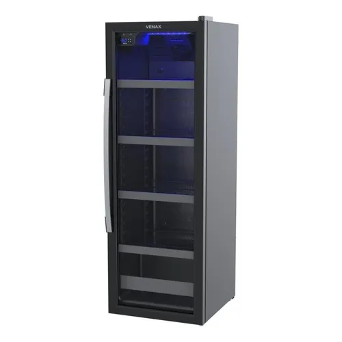 Cervejeira Exp. Vertical Metalfrio Allblack 377l Vn28ah Cor Preto
