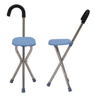Muletas Nuevas Para Caminar Baston Con Asiento Plegable Muletas Nuevas Para Caminar Baston Con Asiento Plegable