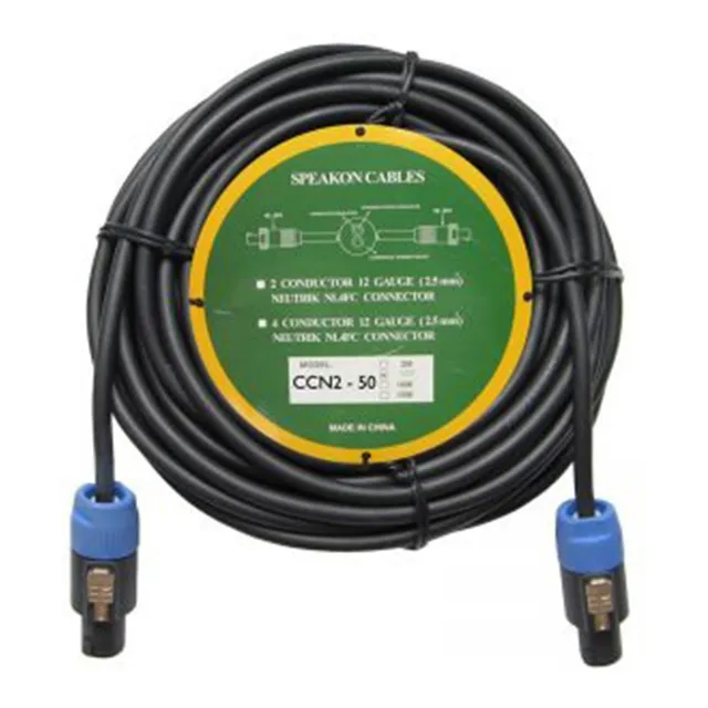 Leem Cable Speakon Ccn2-50 15mts