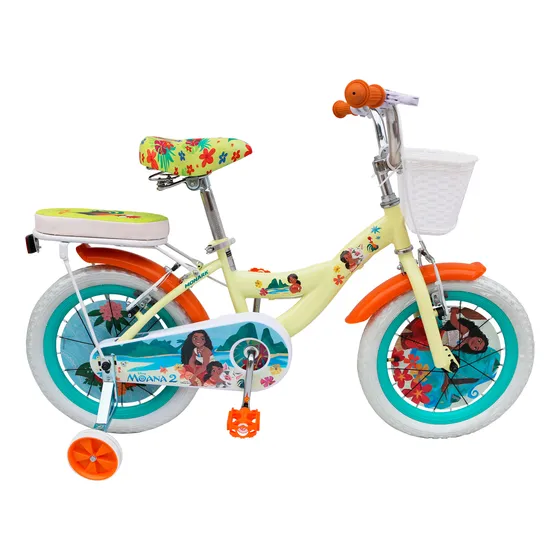 Bicicleta Monark Moana Flowers Aro 16  Amarillo
