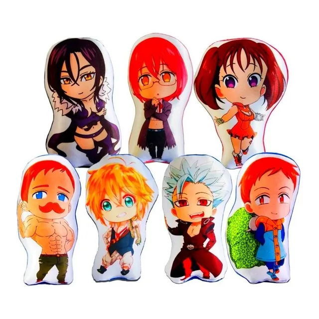 Pack Mini Cojines Nanatsu No Taizai (7 Cojines Decorativos)