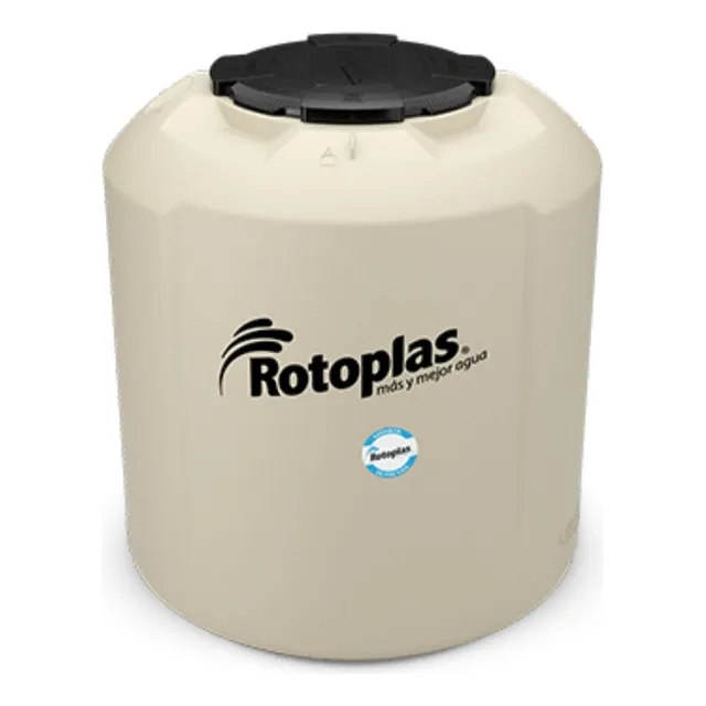 Tinaco Rotoplas 1100 Litros Beige Con Herrajes Y Filtro