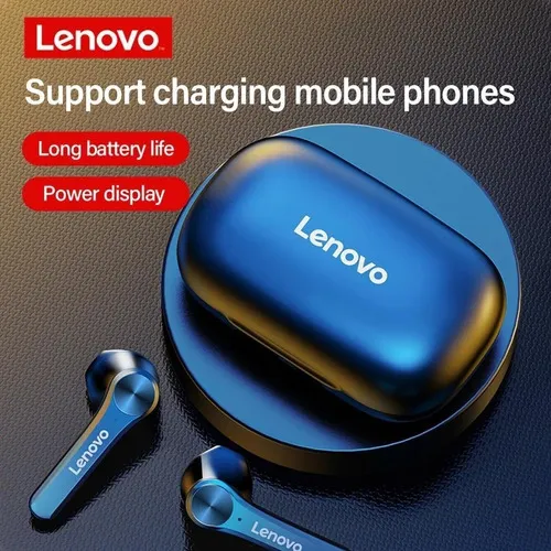 Auriculares Inalámbricos Lenovo QT81 Bluetooth Negro