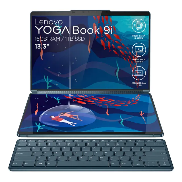 Laptop Lenovo Yogabook9 13 Oled Touch, Ci7, 16gbram 1tbssd