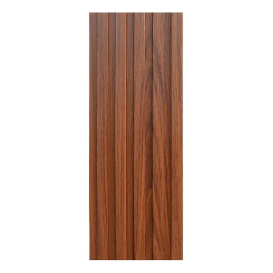 Painel Ripado De Madeira Ecológica 290x16x9 Mm Wpc Parede Cor Tabaco
