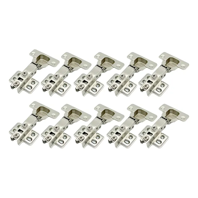 Bisagra X10 Cierre Suave Cazoleta 35mm Para Mueble Codo 9