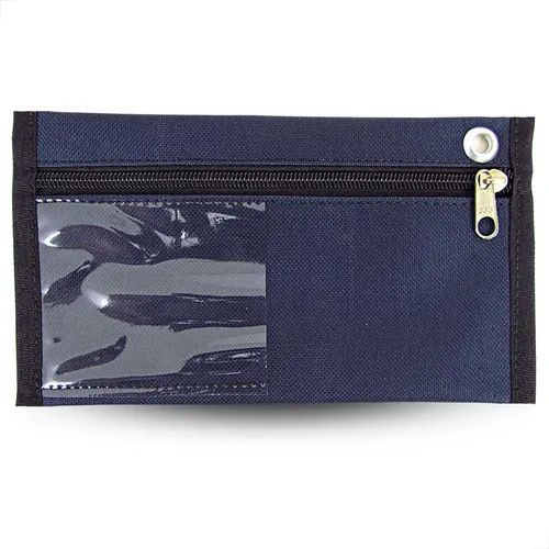 Maleta Médica Couro Sintético Preto Panton com Zíper 33x23x13cm