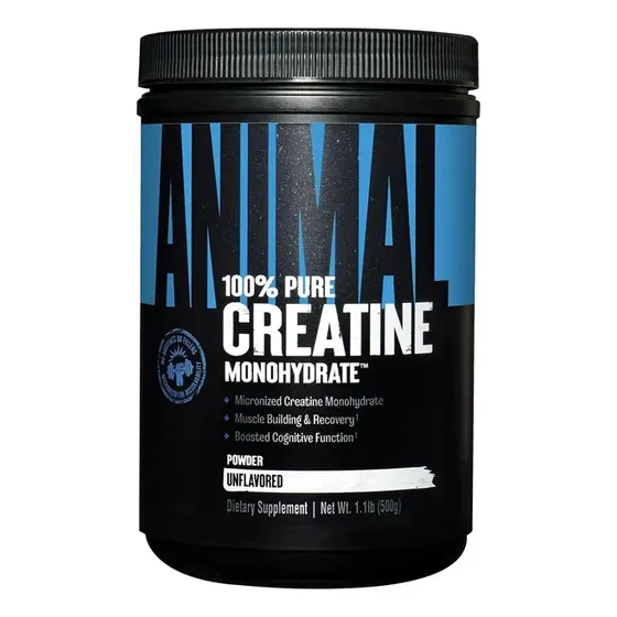 Creatina Monohidratada 100% Pure Animal 100 Servicios