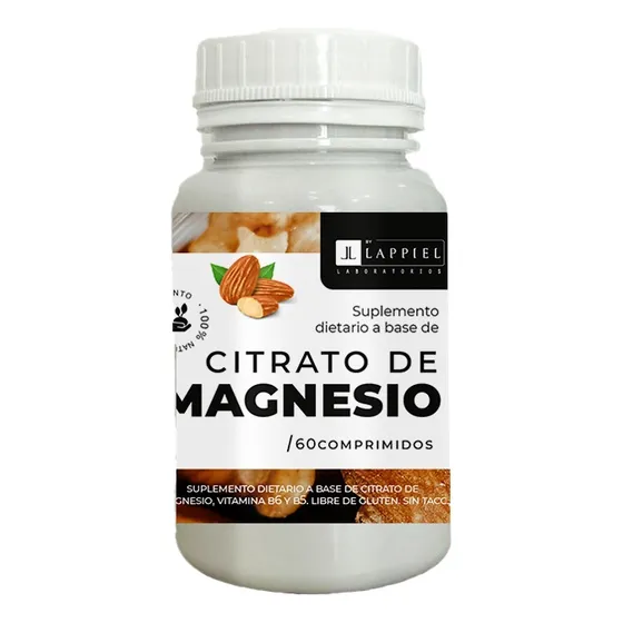 Suplemento Dietario A Base De Citrato De Magnesio Lappiel Sabor Comprimido