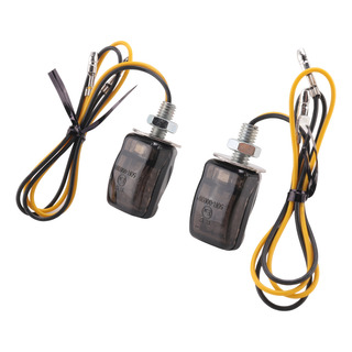 Mini Indicadores Led Pequeños Y Universales, Color Negro, 2 Mini Indicadores Led Pequeños Y Universales, Color Negro, 2
