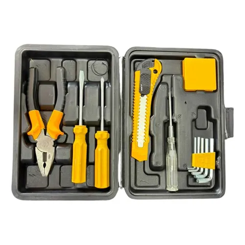 Kit Jogo De Ferramentas Profissional 46 Peças Chave Fenda Ph Cor