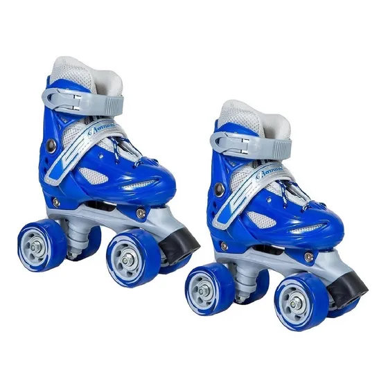 Patin 4 Rueda Niños S 29 Al 32 Azul Ajustable