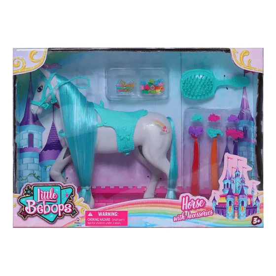 Caballo De Juguete Con Accesorios Little Bebops Niña