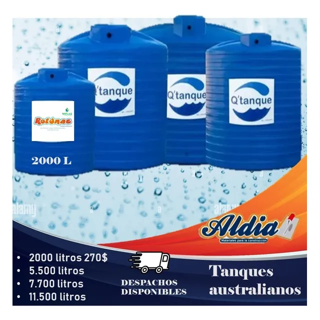 Tanque 11500 Y 7700 Y 5500 Y 2000 Litros Australianos