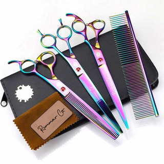 Set 3 Tijeras 8 Pulgadas + 1 Peine 440c Estilista Grooming Set 3 Tijeras 8 Pulgadas + 1 Peine 440c Estilista Grooming