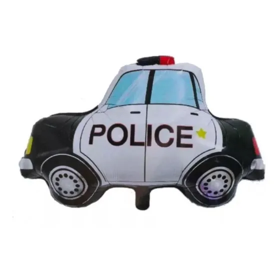 Globo Autos Policía Para Cotillón Cumpleaños 