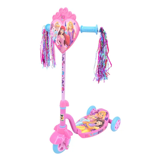 Apache Scooter 3 Ruedas Princesas Disney  4 A 8 Años Rosa