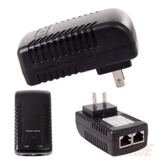 Adaptador Ethernet Poe Camara 48v 0.5a Pared Fuente Rj45