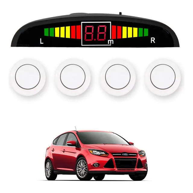 Sensor De Ré Estacionamento Branco Ford Focus 2014 2015