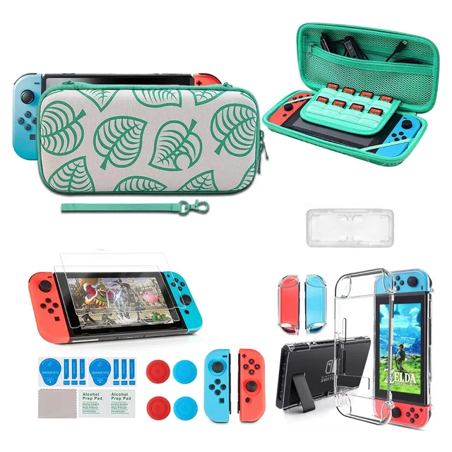 Funda Para Nintendo Switch Accesorios Mica Estuche 20 En 1