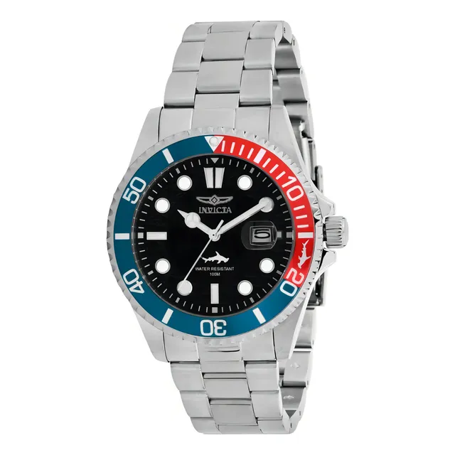 Reloj Para Hombres Invicta Pro Diver 43 mm 44708 Acero Inoxidable Con Calendario Resistencia Al Agua 100m