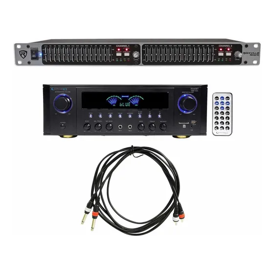 Technical Pro Rx45bt Deen Casa Amplificador Bluetooth 1