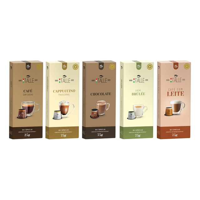 Kit 100 Capsulas De CafĂ© CompatĂveis Nespresso/cafe Italle Kit 100 Capsulas De CafĂ© CompatĂveis Nespresso/cafe Italle