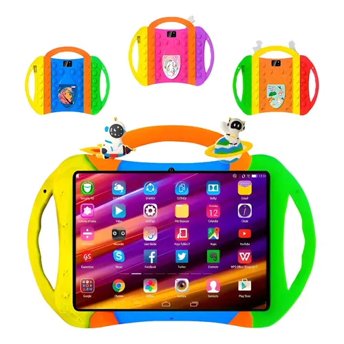 2026 Tablet infantil Android 15 10 Polegadas Com Gemini Ai 30gb