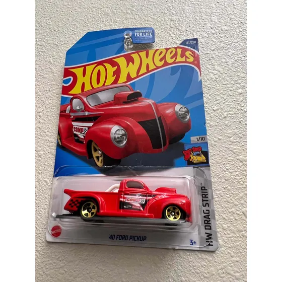 Hot Wheels 1/64 1940 Ford Pickup Hw Drag Strip De Piques
