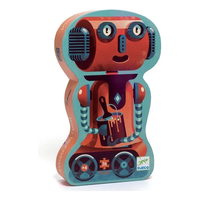 Puzzle 36 Piezas Bob El Robot - Djeco - Dj07239