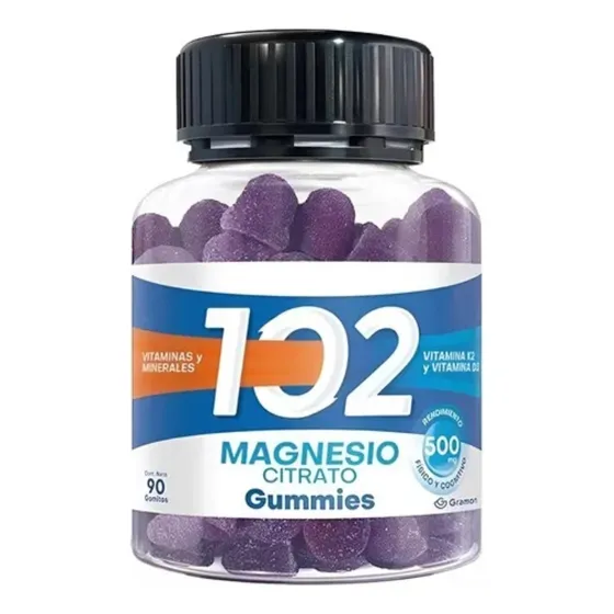 102 Magnesio Gummies X90 Gomitas