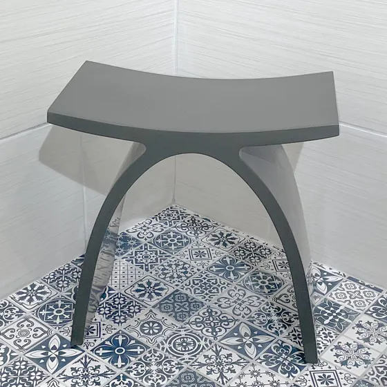 Taburete Ducha Una Gran Alternativa Silla Teca O Bambu Banco