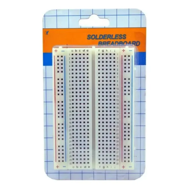 Protoboard Breadboard Blanca 400 Puntos Proto Tablilla Mv