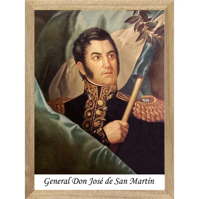Cuadros Decorativos  José De San Martín    M046