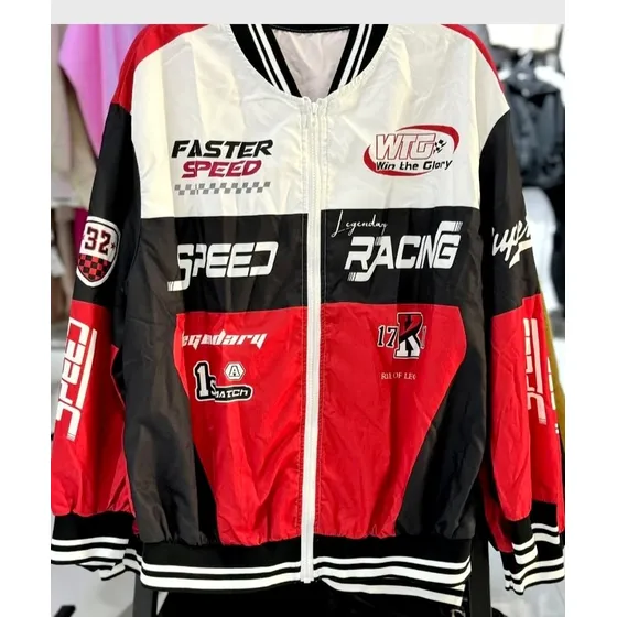 Chaqueta Tipo Motorizado, Talla L, Marca Shein