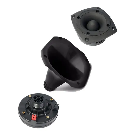 Kit 1 Driver + 1 Cornetas + 1 Super Tweeter Compet 300w