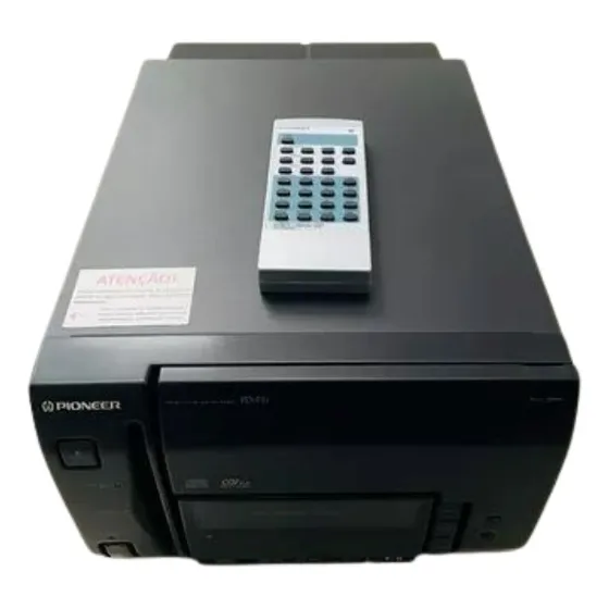 Cd Player Vintage Pioneer Pd-f51 Disqueteira 50 Cds