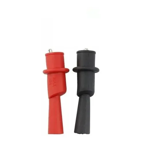 Pinzas Caimanes Rojo Negro Para Tester Multimetro 4pares Cn