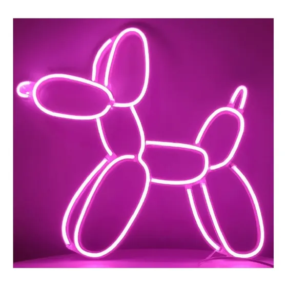 Neon Led Perro Globo