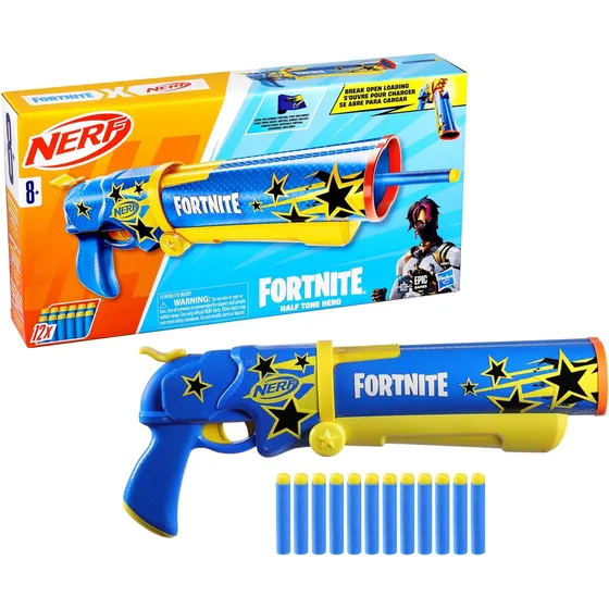 Pistola Nerf Fornite Lanzador 6-sh Lanzadardos