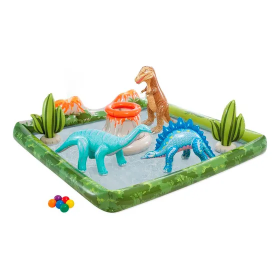 Centro De Juegos Inflable Piscina Intex Dinosaurios - El Rey